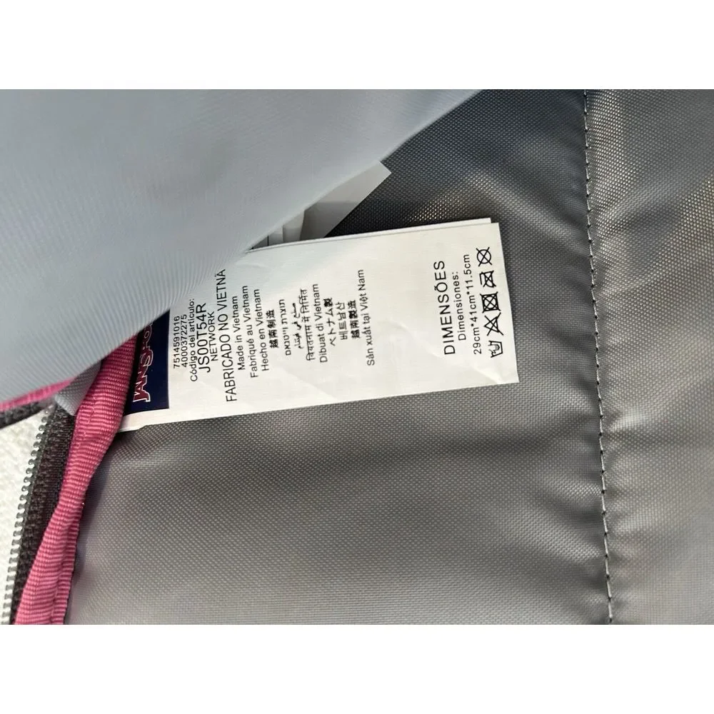 Jansport Messenger/Laptop Bag. Floral/Gray,‎ Multi Pockets.